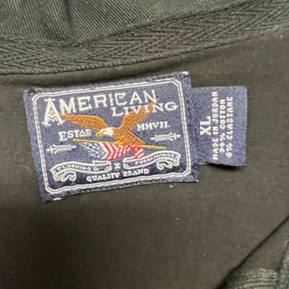 AMERICAN LIVING LACE UP SHIRT SIZE XL NWT - Picture 6 of 7